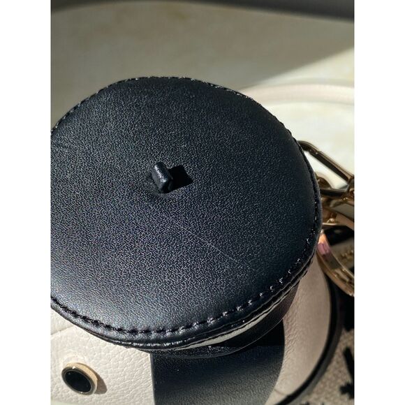 RARE 2 in 1 Kate Spade Claude Dachshund Dog Houndstooth Crossbody and Coin Purse - Picture 15 of 16